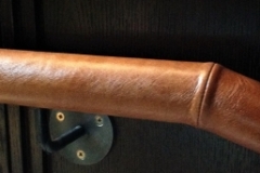 leather handrails