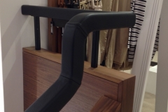 leather handrail Jaegar store Edinburgh