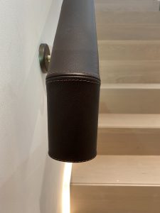 leather handrail downturn